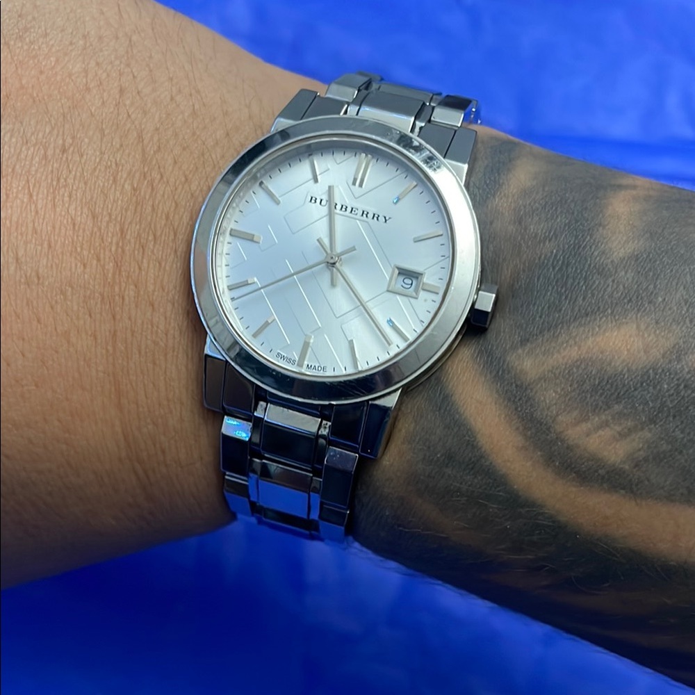 Burberry Silver Stainless Steel Watch